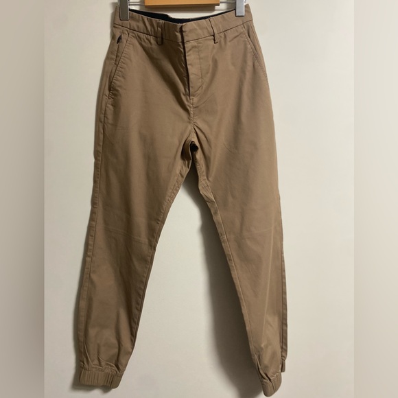 RW&CO Men’s Brown Commuter Joggers Slim Fit Size 29x30 - Picture 5 of 8